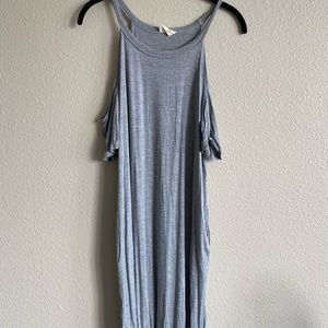 Off the shoulder Maxi dress/Swim coverup